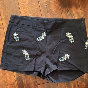 Size 10 Navy loft shorts